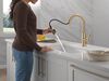 Single Handle Pull-Down Kitchen Faucet (Recertified)