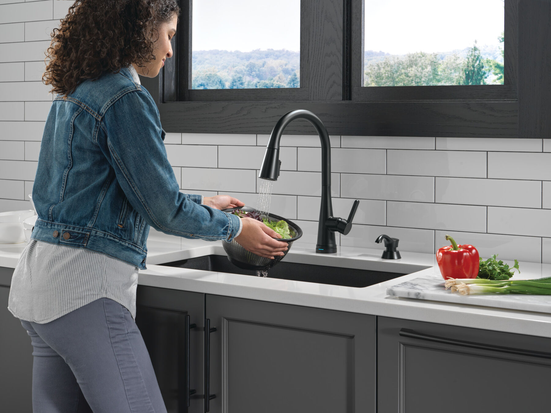Touch2O&reg; Pull-Down Kitchen w/Soap (Recertified)