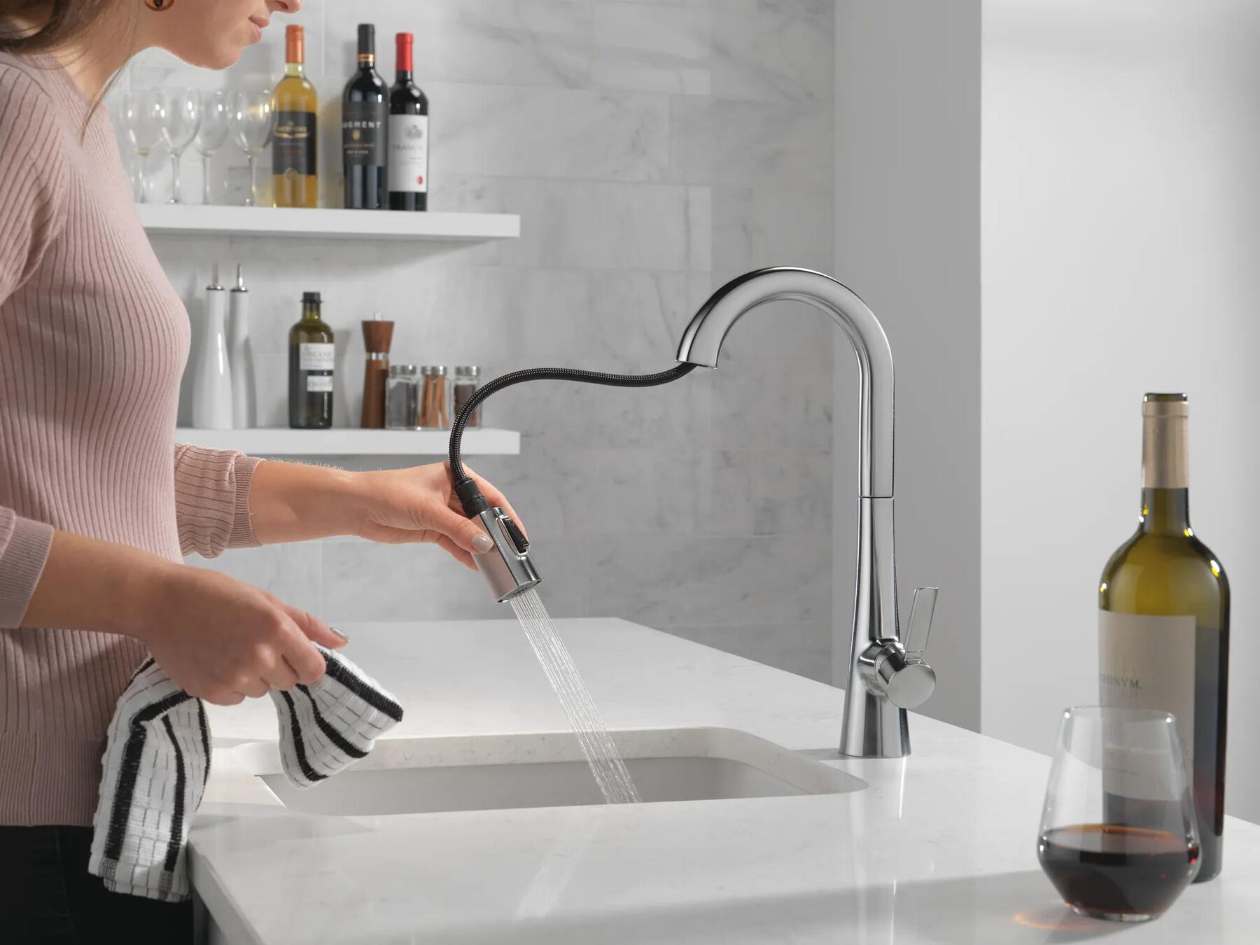 Single Handle Pull-Down Bar/Prep Faucet