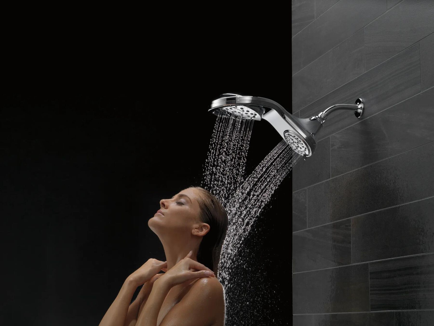 HydroRain 5-Setting Shower Head