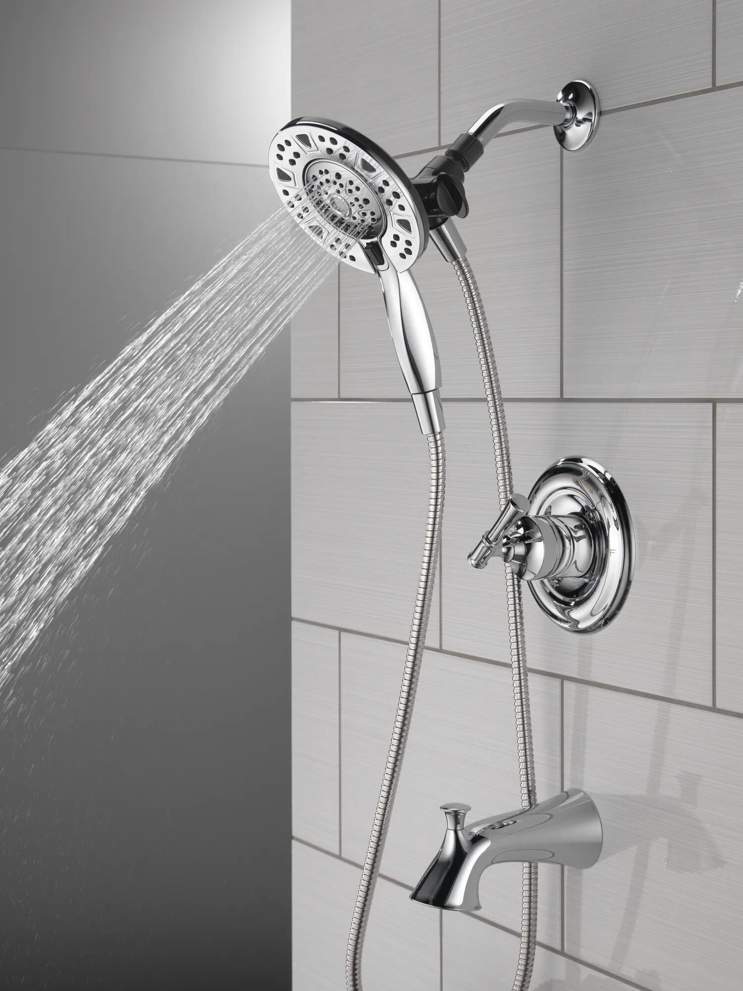 Tub/Shower Rough & Trim 14S (Recertified) in Chrome 144747-I-R