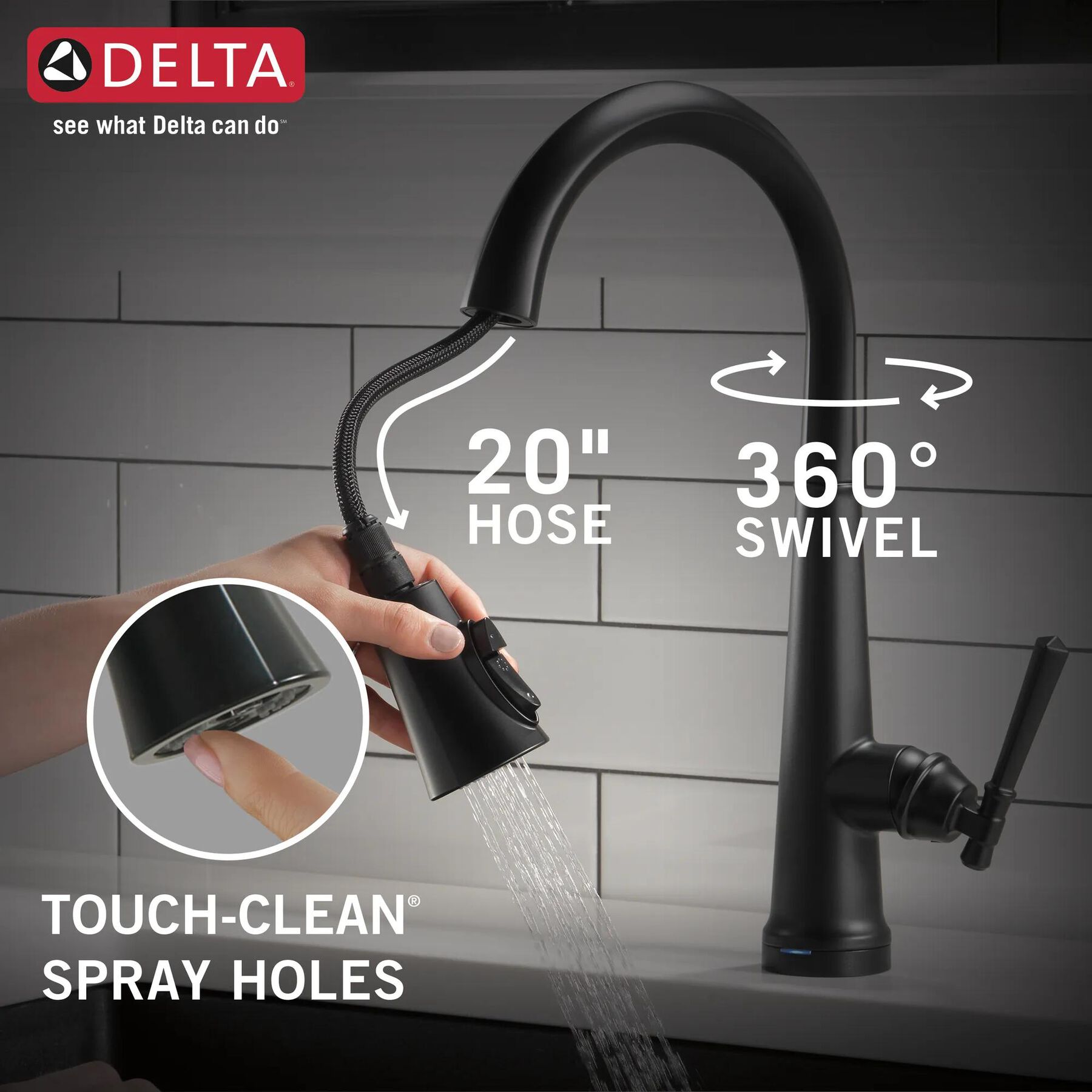 Touch<sub>2</sub>O&reg;  Pull-Down Kitchen w/ShieldSpray (Recertified)