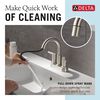 Two Handle Centerset Pull-Down Bathroom Faucet