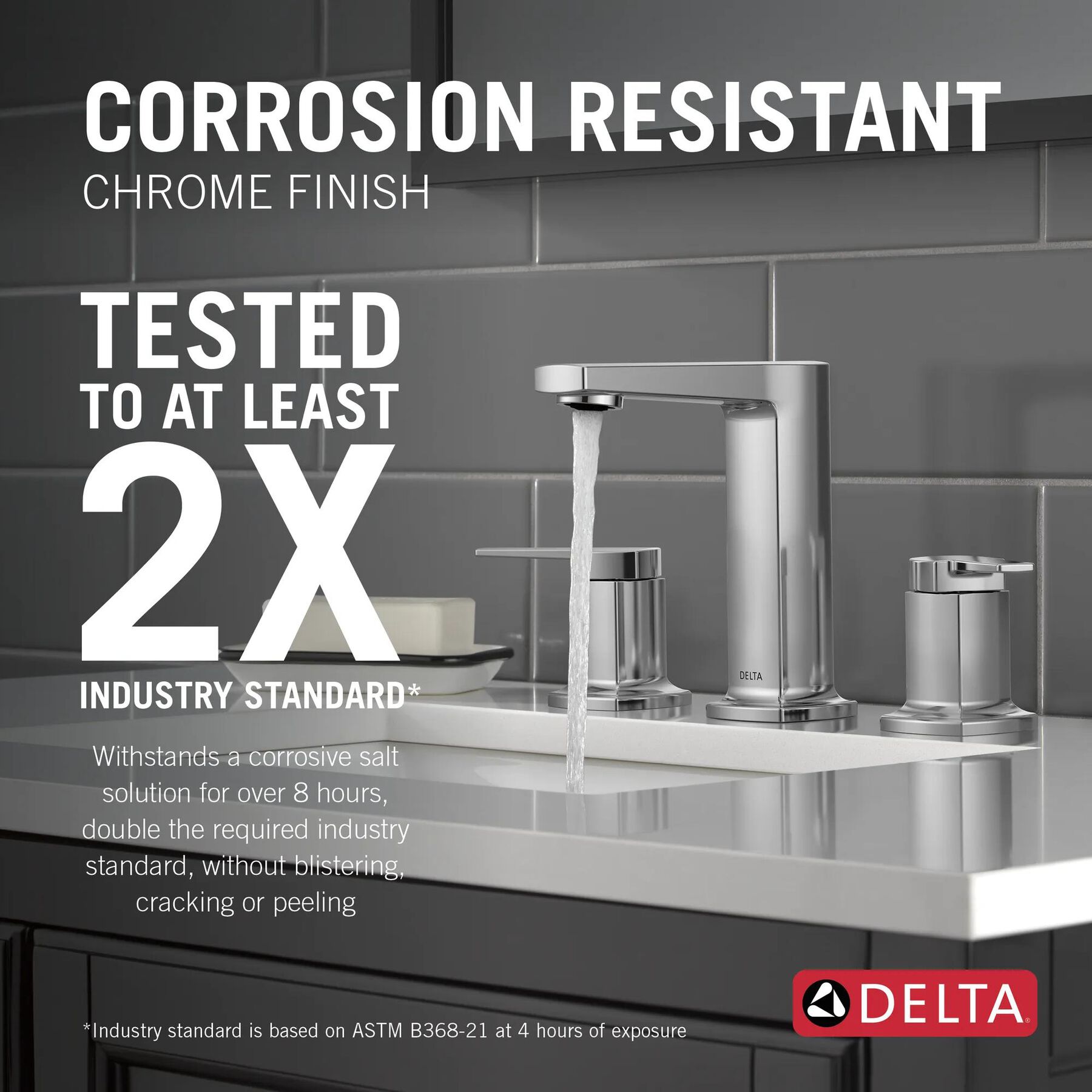 Two Handle Widespread Bathroom Faucet
