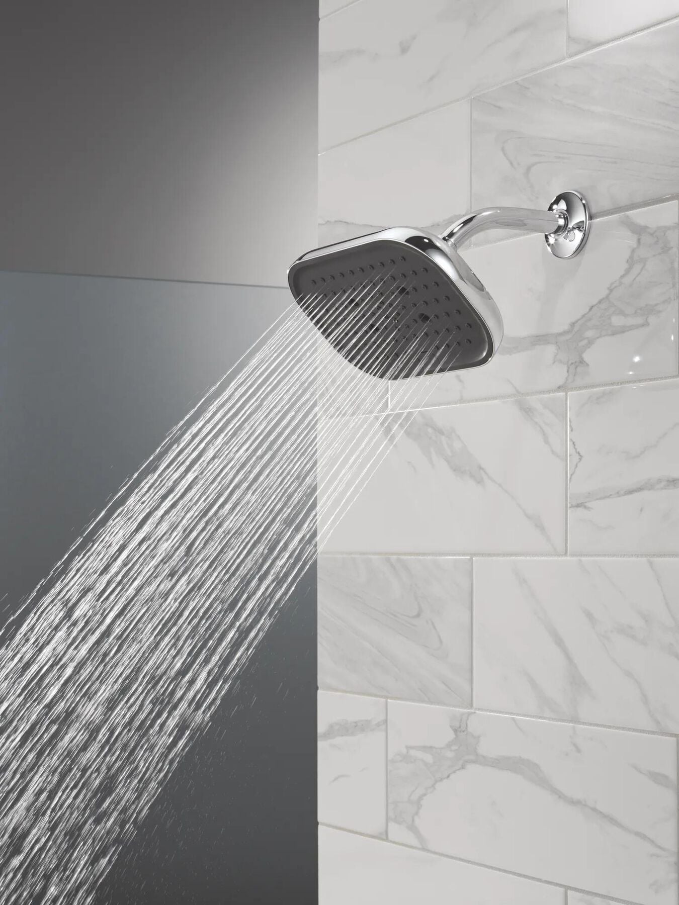 H2Okinetic&reg; 6-Setting 9-inch Raincan Shower Head with Silicone Spray Face