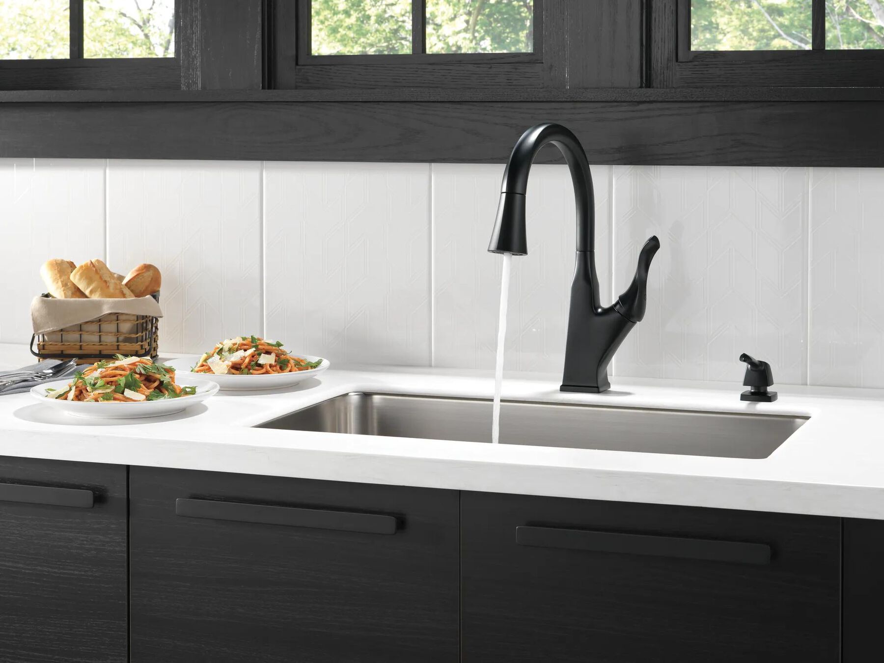 Single Handle Pulldown Kitchen Faucet with ShieldSpray&reg; Technology (Recertified)