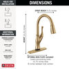 Touch<sub>2</sub>O&reg; Technology Kitchen Faucet with Touchless Technology