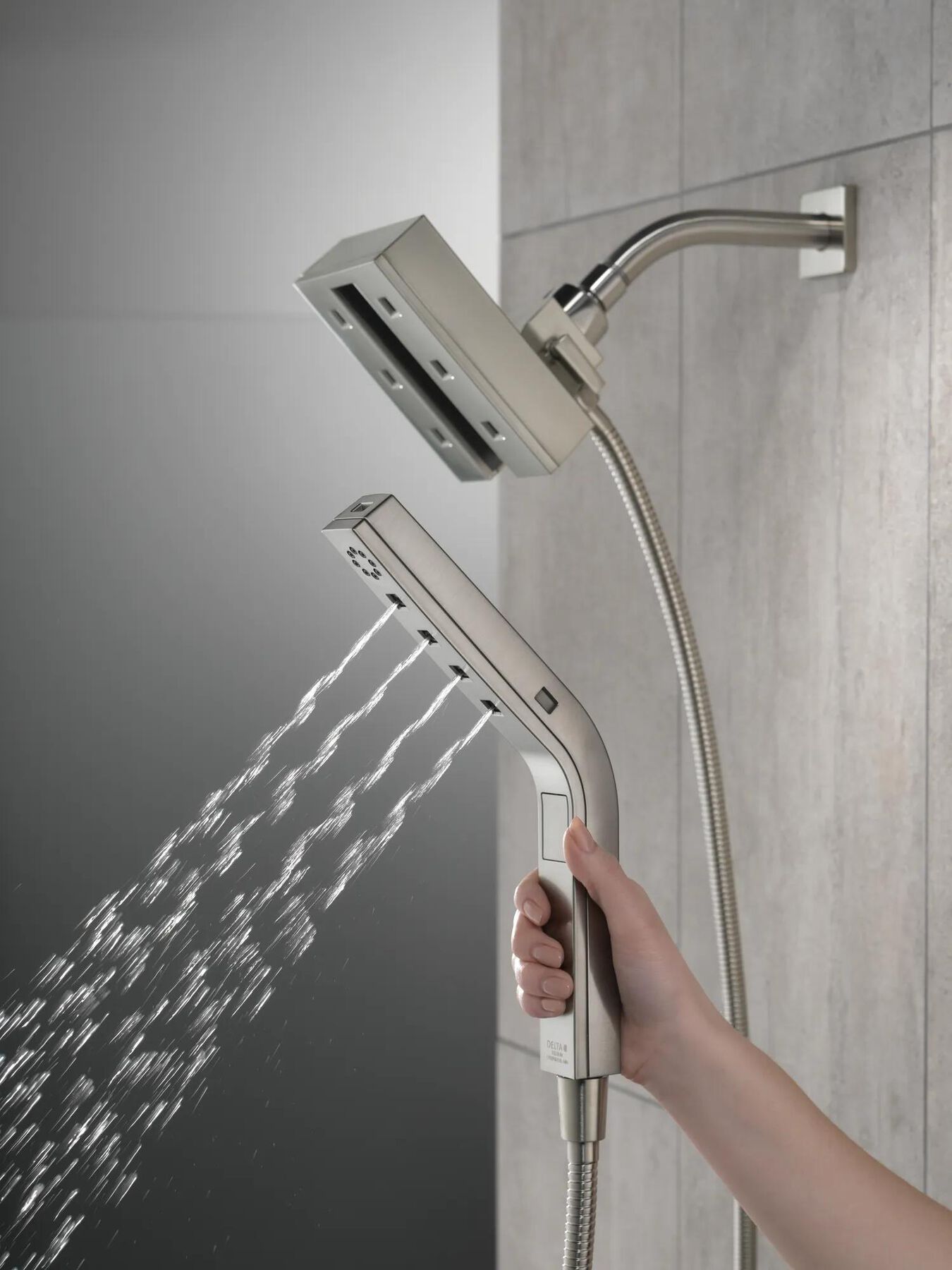 H<sub>2</sub>Okinetic&reg; In2ition&reg; 4-Setting Two-in-One Shower (Recertified)