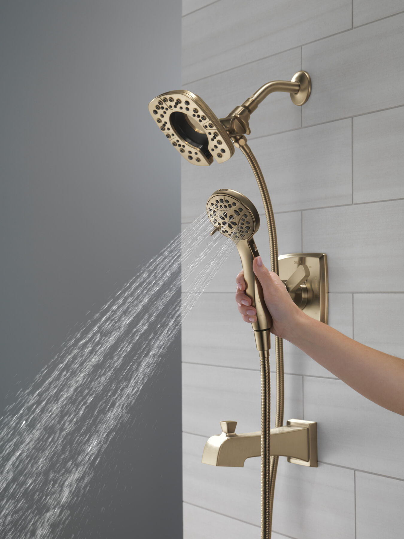 Monitor&reg; 17 Series Shower Trim with In2ition&reg; Two-in-One Shower