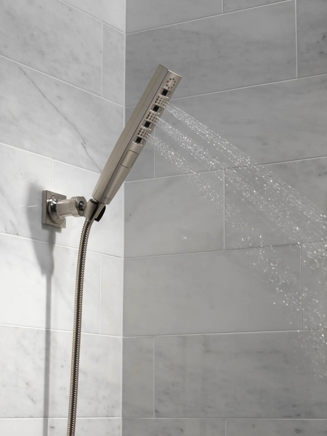 H<sub>2</sub>Okinetic&reg; 4-Setting Wall Mount Hand Shower
