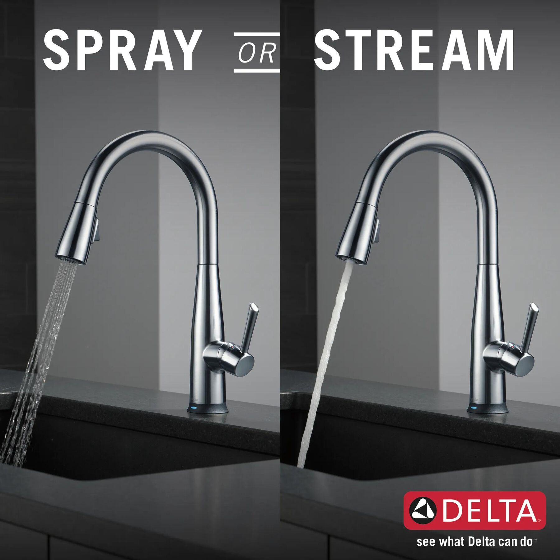 VoiceIQ&reg; Single Handle Pull-Down Faucet with Touch<sub>2</sub>O&reg; Technology (Recertified)