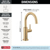 Contemporary Round Beverage Faucet
