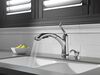 Single Handle Pull-Out Kitchen Faucet with Soap Dispenser
