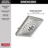 H<sub>2</sub>Okinetic&reg; 3-Setting Raincan Shower Head (Recertified)