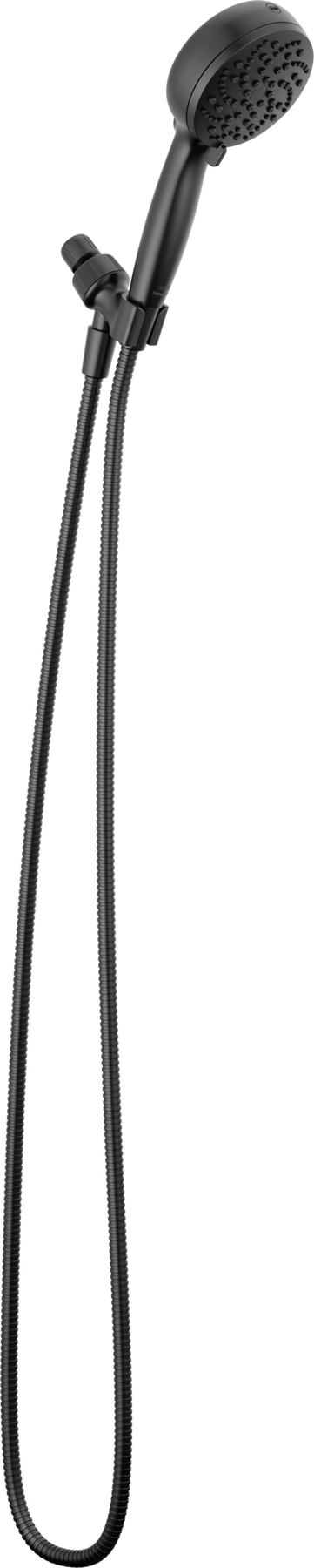 6-Setting Hand Shower with Cleaning Spray in Matte Black - 2.5 GPM