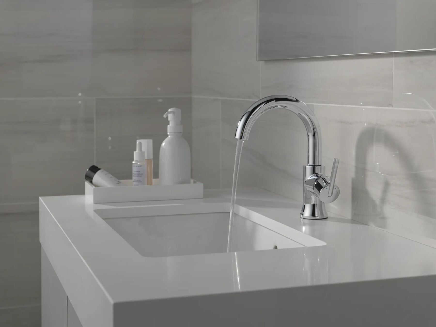 Single Handle High-Arc Bathroom Faucet
