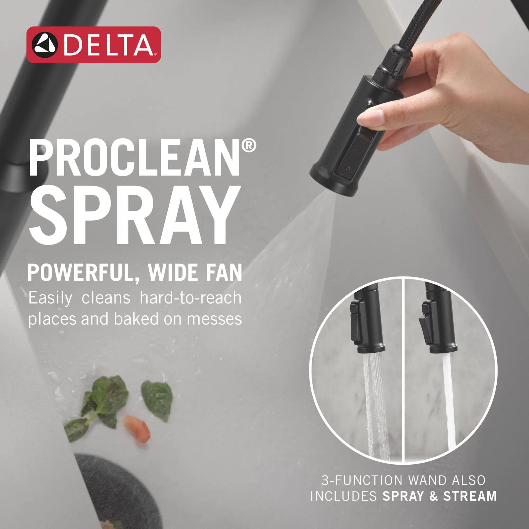 Touch2O&reg; Technology Kitchen Faucet with Touchless Technology