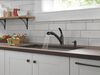 Single Handle Pull-Out Kitchen Faucet with Soap Dispenser (Recertified)