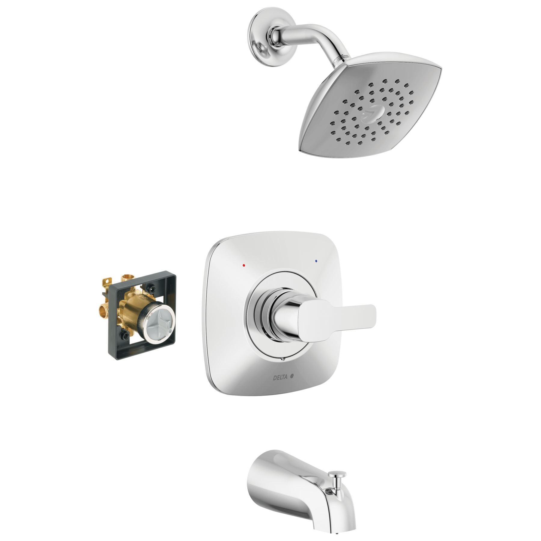 Tub Shower Trim with Rough Bundle - 14 Series
