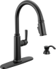 Single Handle Kitchen Pull-Down Faucet w/ Soap Dispenser