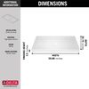 Classic 400 60" x 32" Shower Base Center Drain