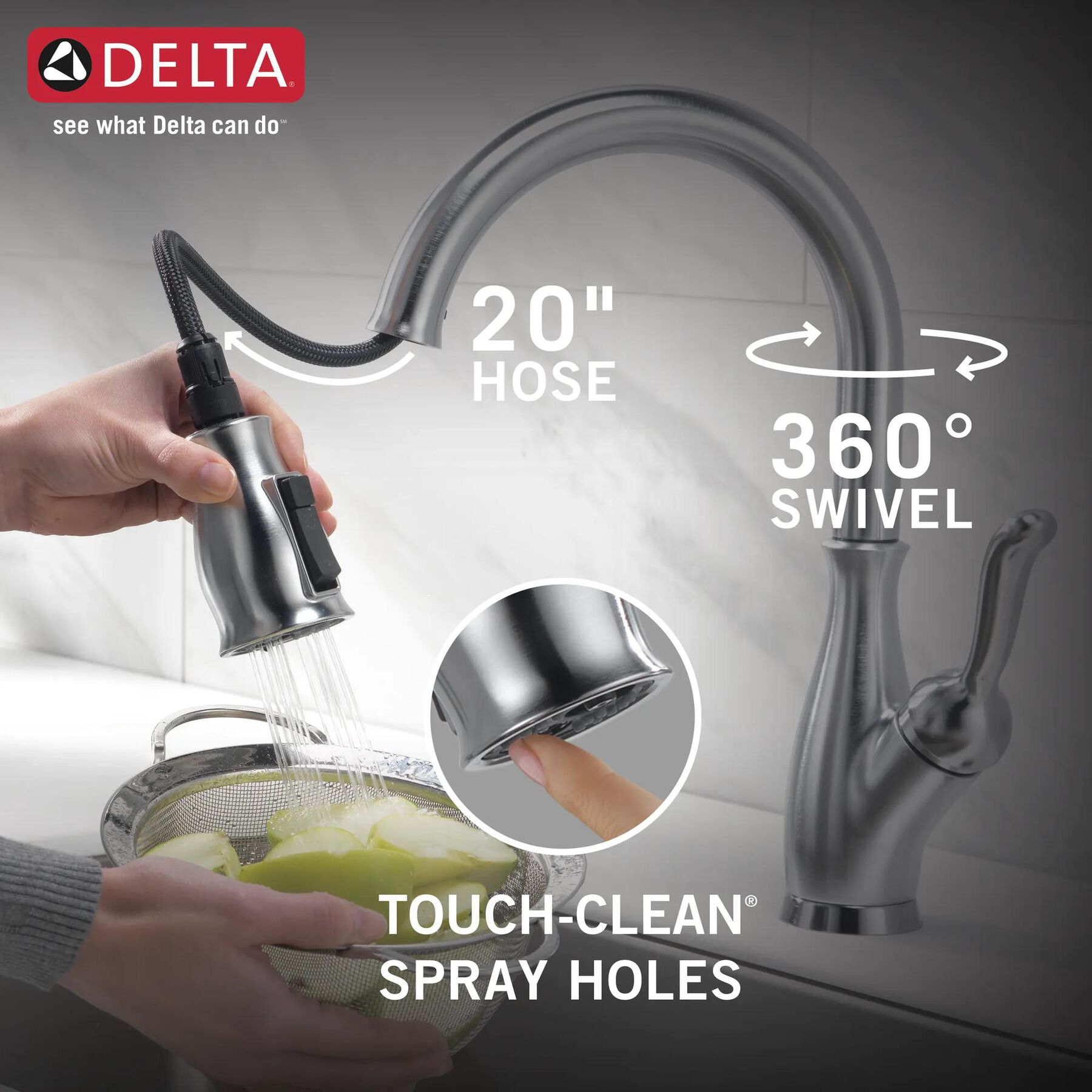 Single Handle Pull-Down Kitchen Faucet with ShieldSpray&reg; Technology (Recertified)