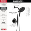 17 Series Shower Trim with In2ition Shower Head
