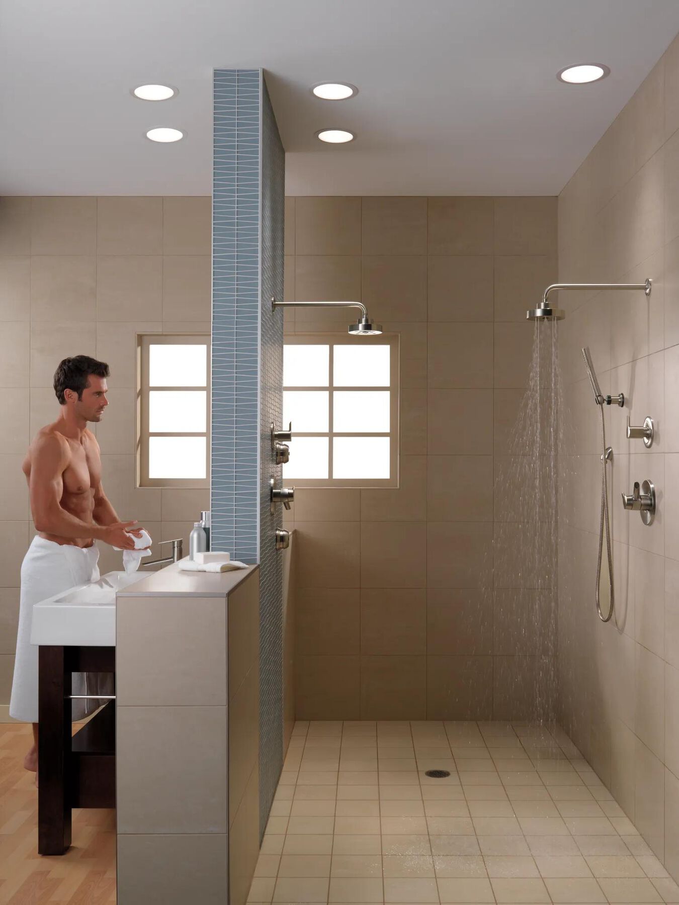 Premium Single-Setting Adjustable Wall Mount Hand Shower