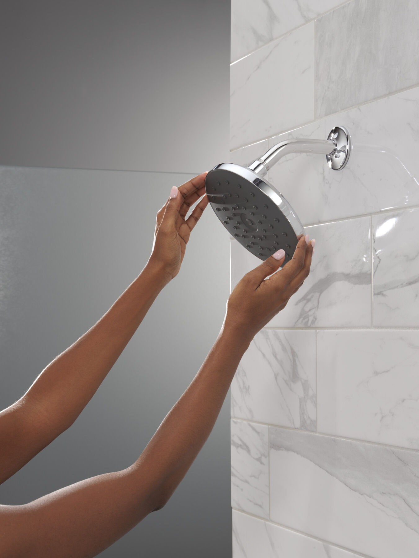 PivotPro&trade; Raincan Shower Head with TouchClean&reg; Spray Face
