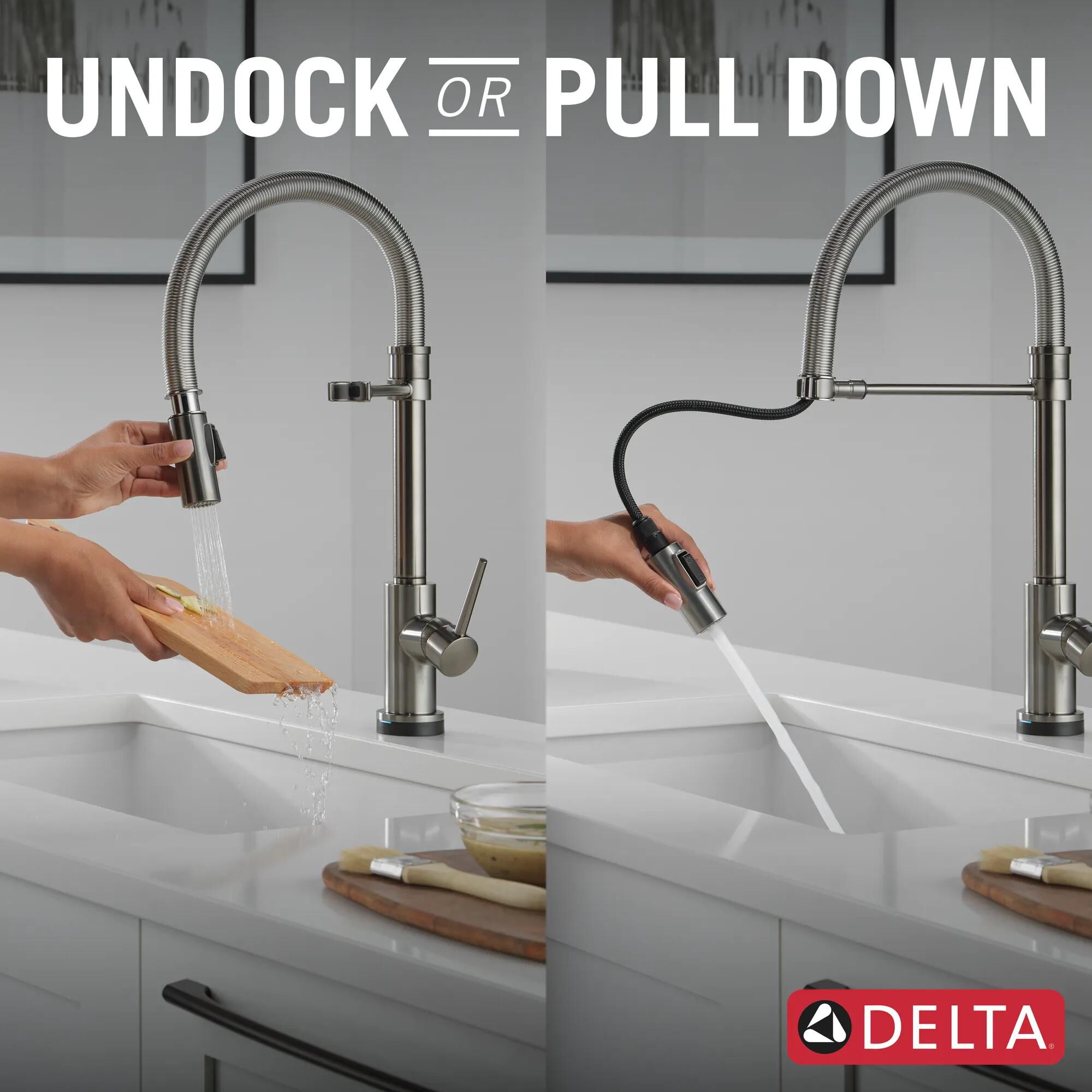 Touch2O® Technology Kitchen Faucet with Touchless Technology in