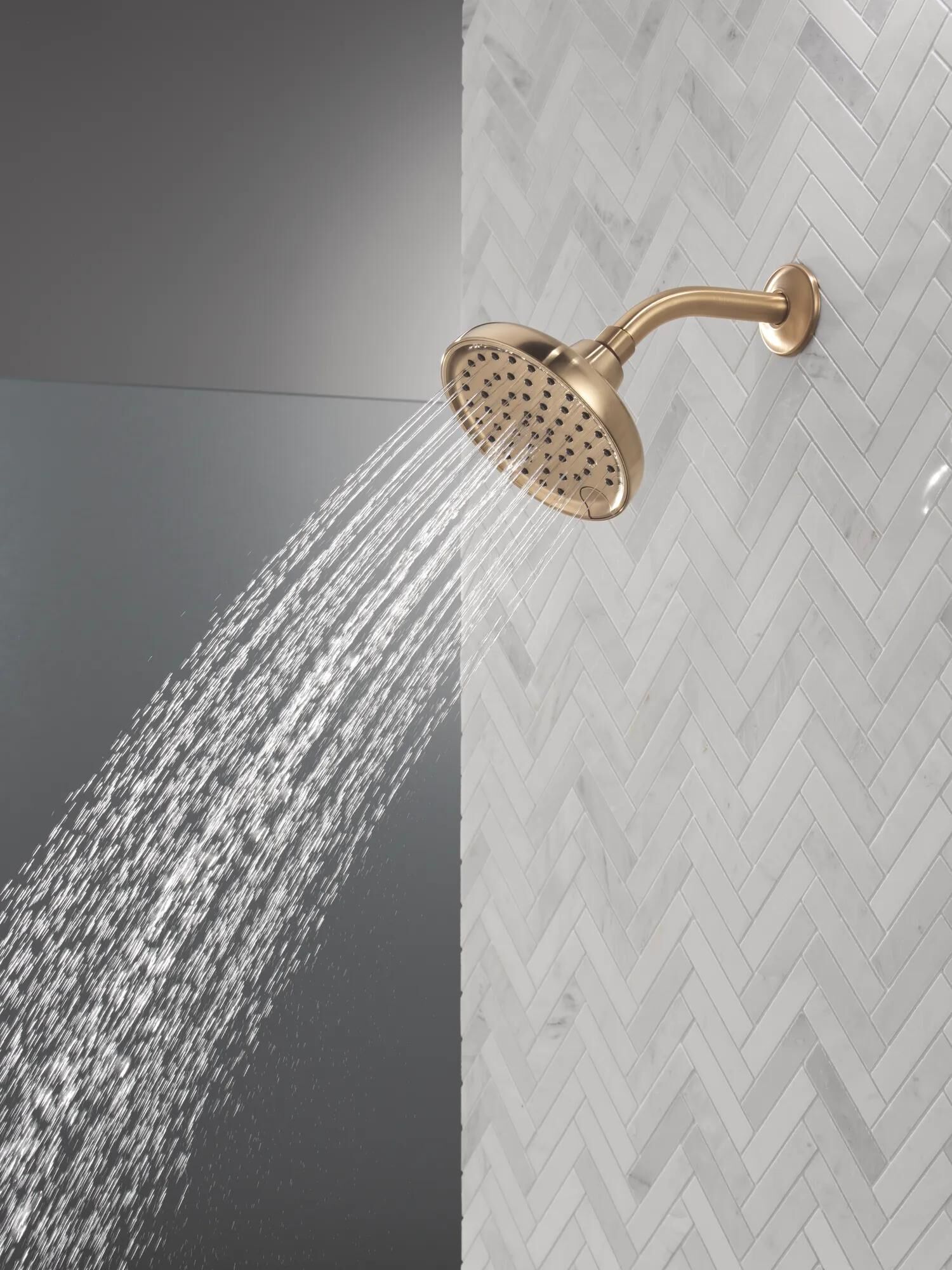 ゼラニウムマントルピース 4-Setting 6-inch Shower Head in Lumicoat® Champagne Bronze 52613