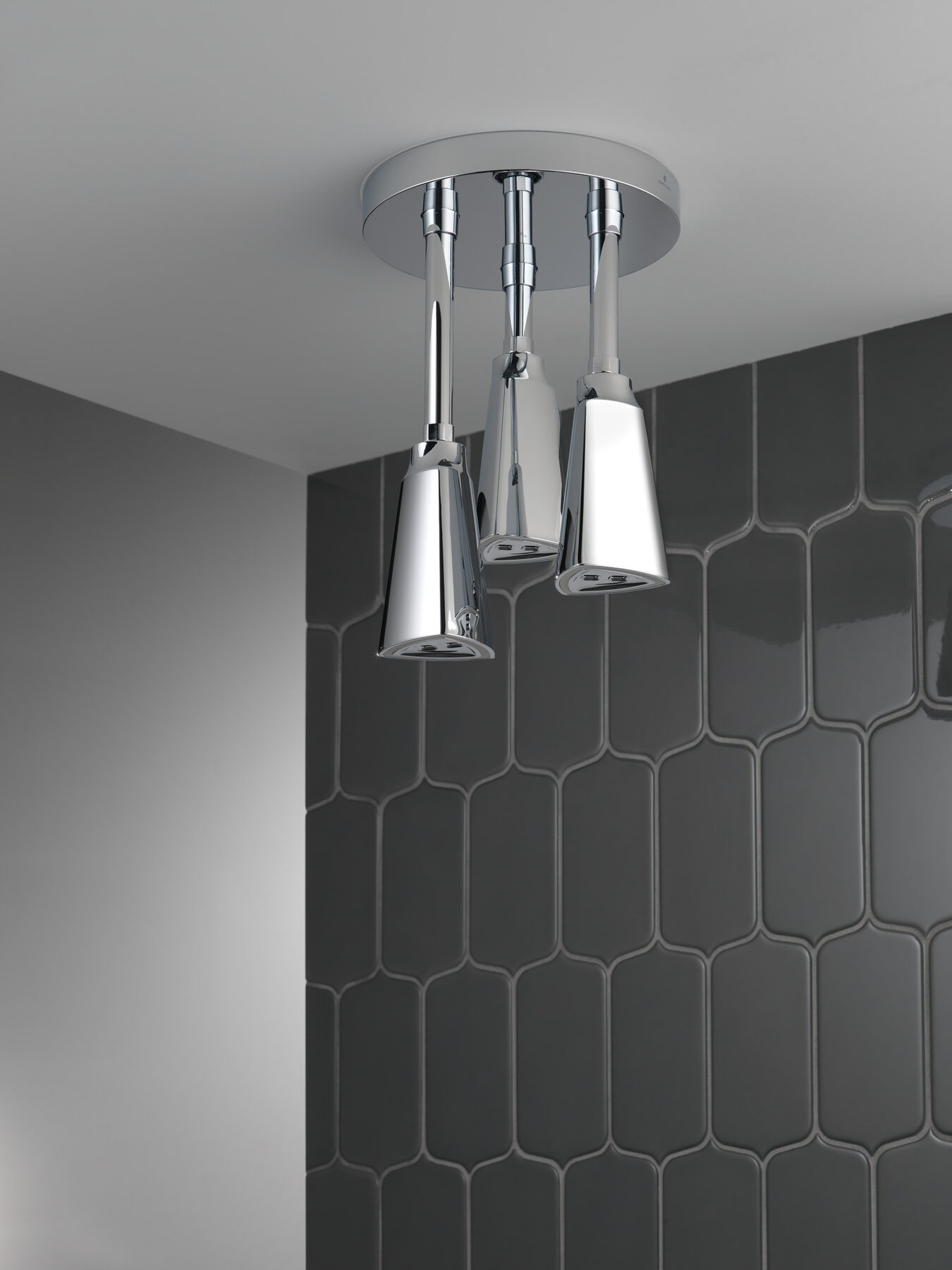 H<sub>2</sub>Okinetic&reg; Pendant Raincan Shower Head with LED Light