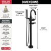 Floor Mount Tub Filler Trim