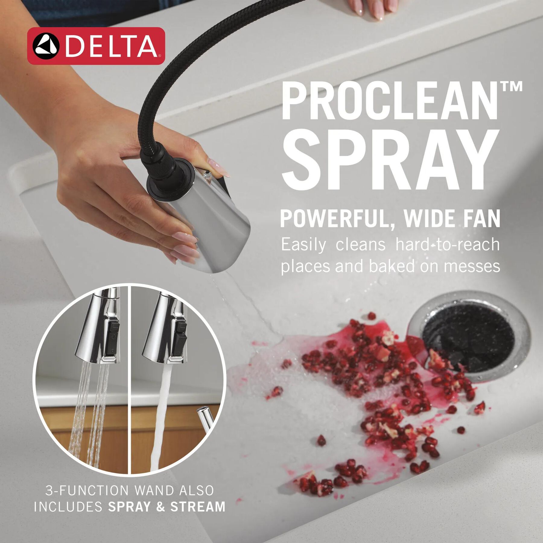 Single Handle Pull-Down Kitchen Faucet
