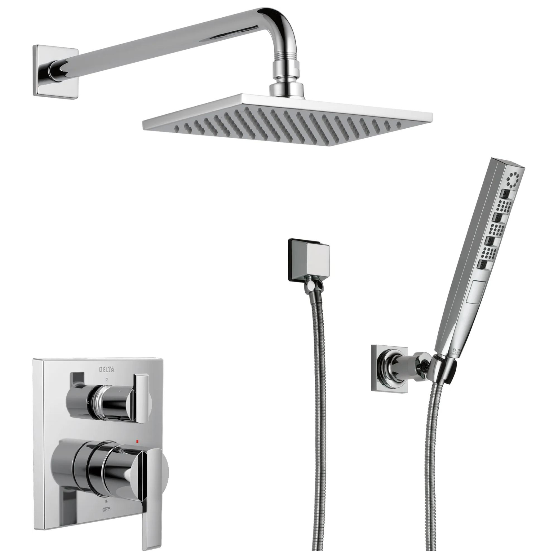 3-Setting Custom Shower Bundle with Raincan - 14 Series