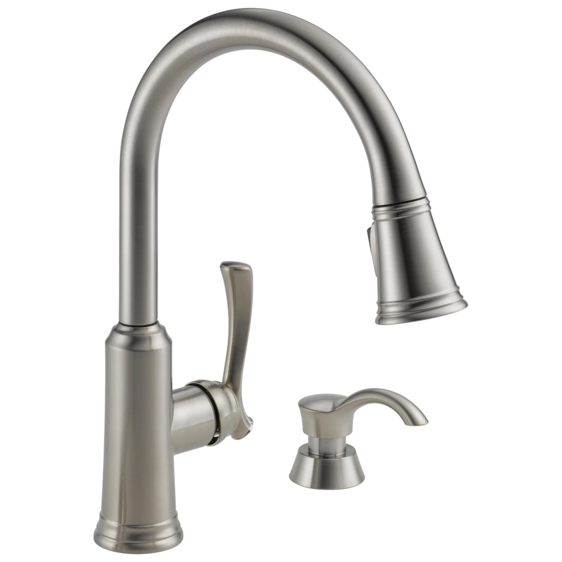 Pull-Down Kitchen Faucet with Soap Dispenser