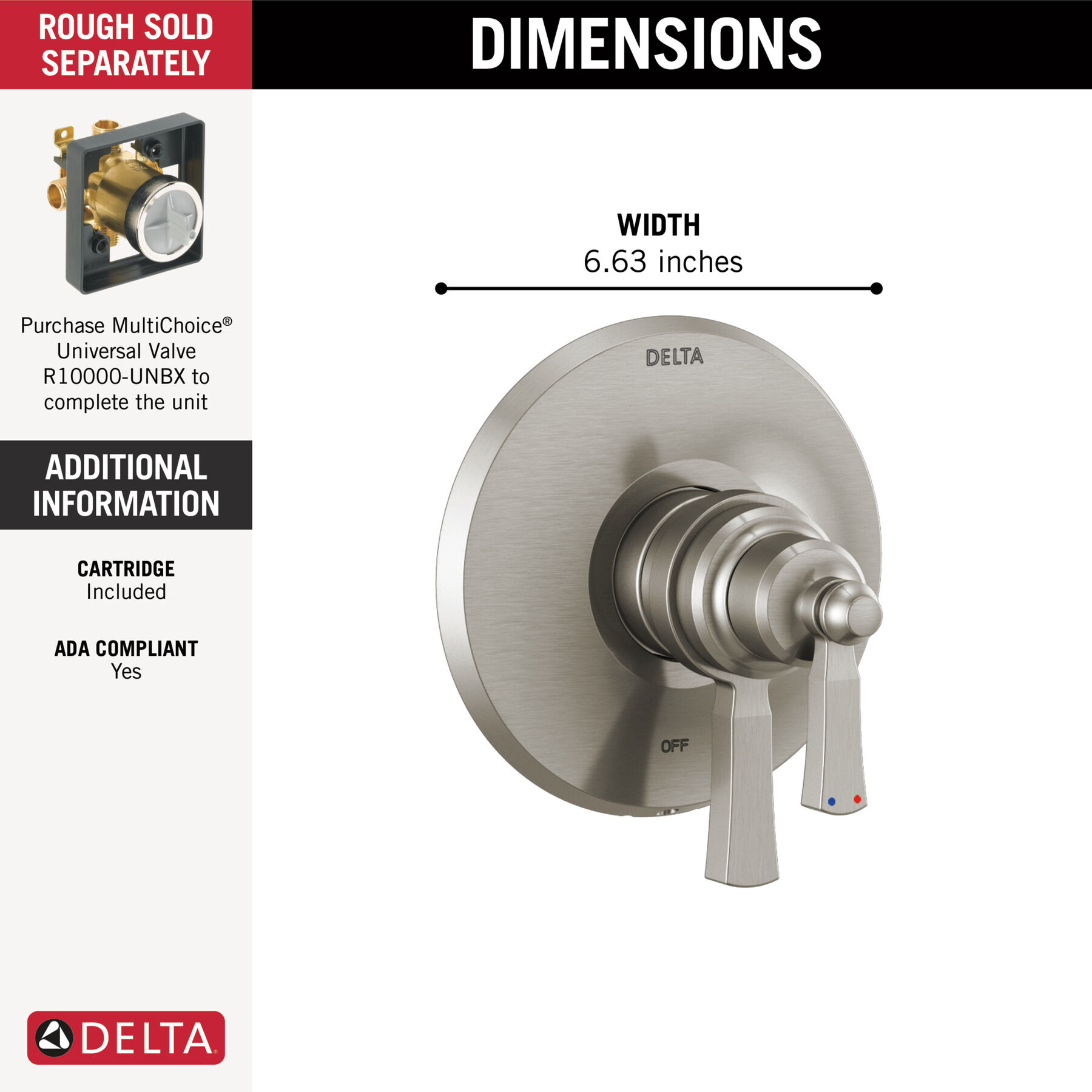 Monitor 17 Series Valve Trim Only