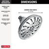 H2O Shower Head 1.75 GPM 5-Setting (Recertified)