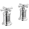 2 Handle Roman Tub handle Kit-Cross