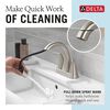 Two Handle Centerset Pull-Down Bathroom Faucet (Recertified)
