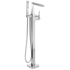 Single Handle Floor Mount Tub Filler Trim