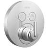 Round Contemporary Push-Button Shower