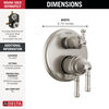 17 Series Integrated Diverter Trim 6-Setting