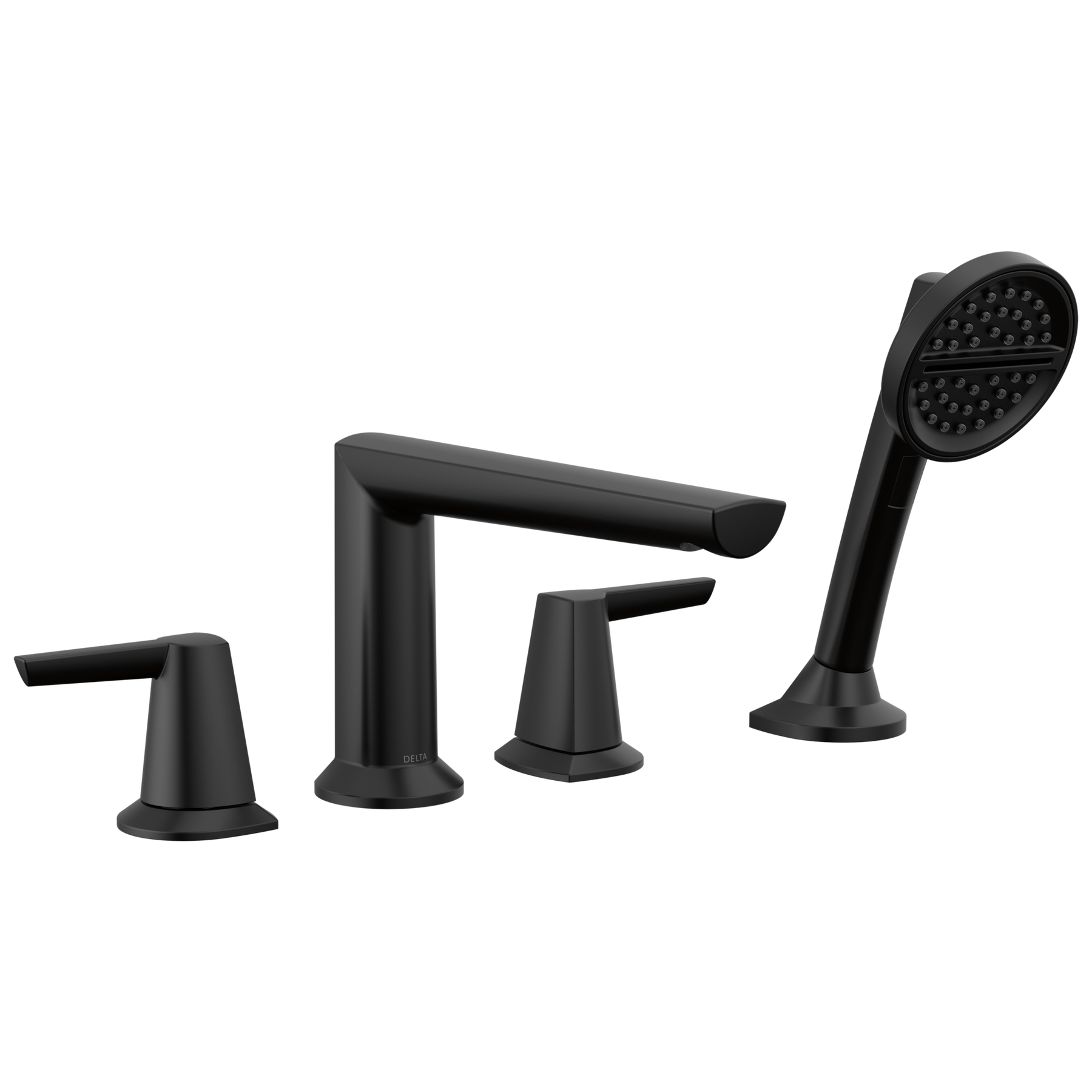 4-Hole Roman Tub Trim with Hand Shower