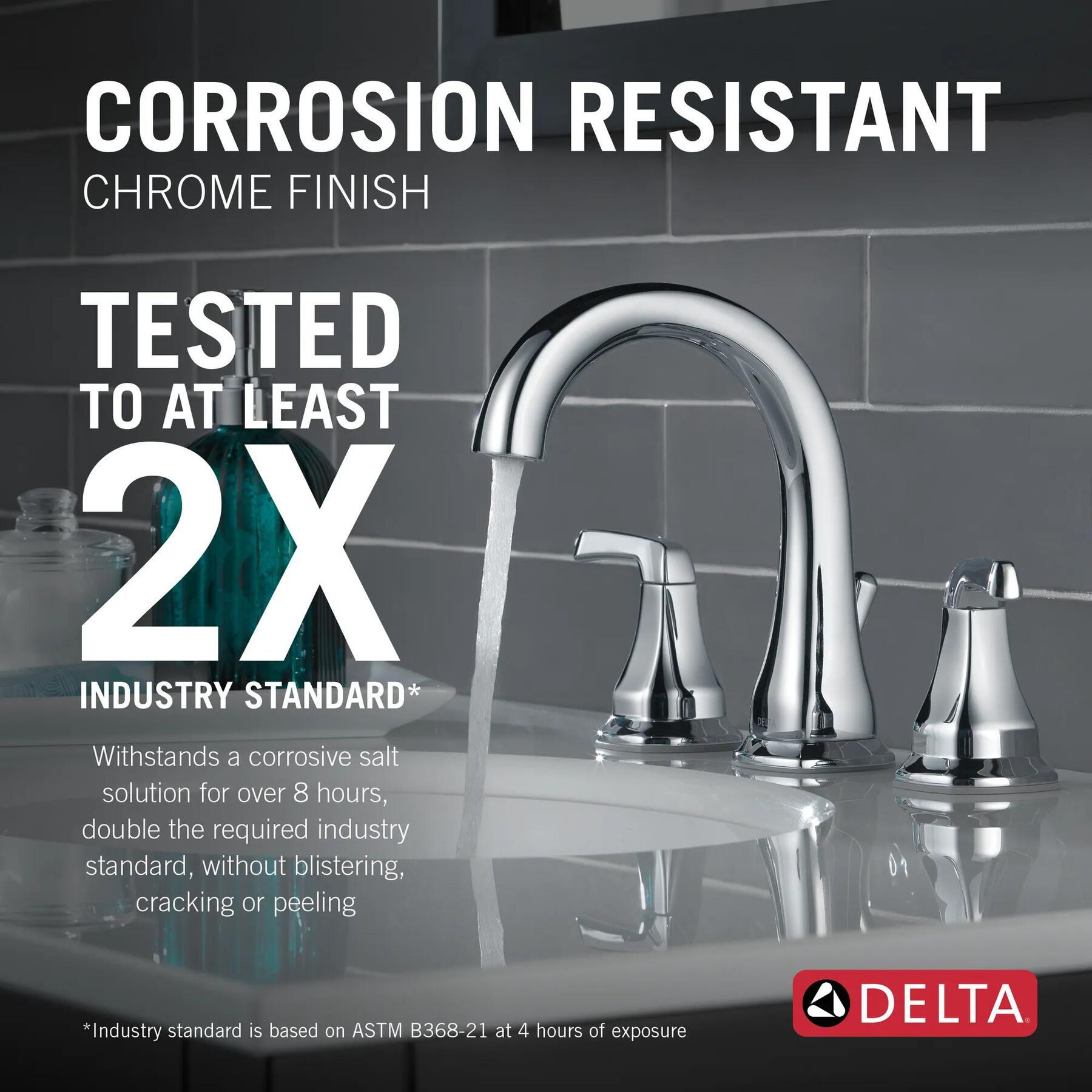 Two Handle Widespread Bathroom Faucet
