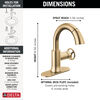Single Handle Pull-Down Bathroom Faucet