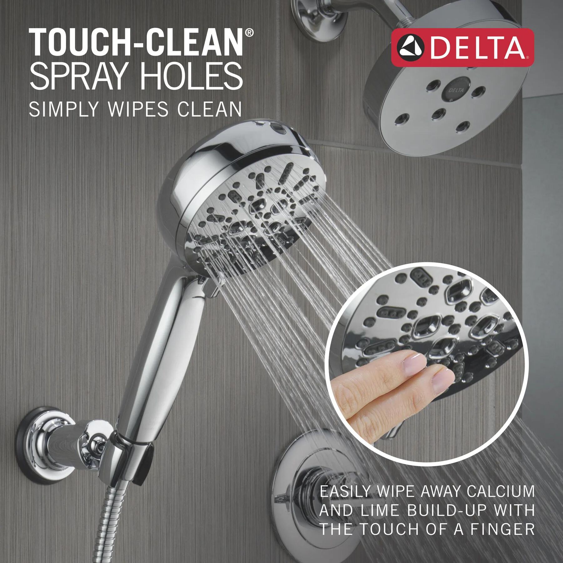 7-Setting Cleaning Wall Mount Hand Showe (Recertified)