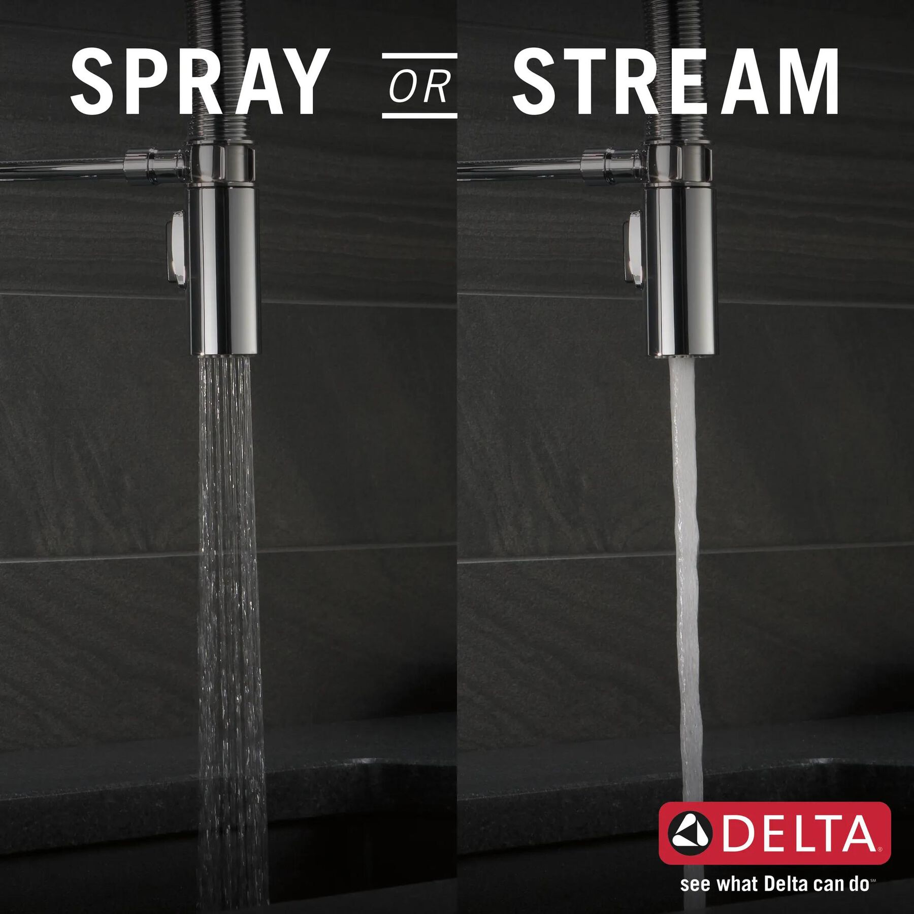 Single-Handle Pull-Down Spring Kitchen Faucet