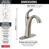 Single Handle Centerset Bathroom Faucet