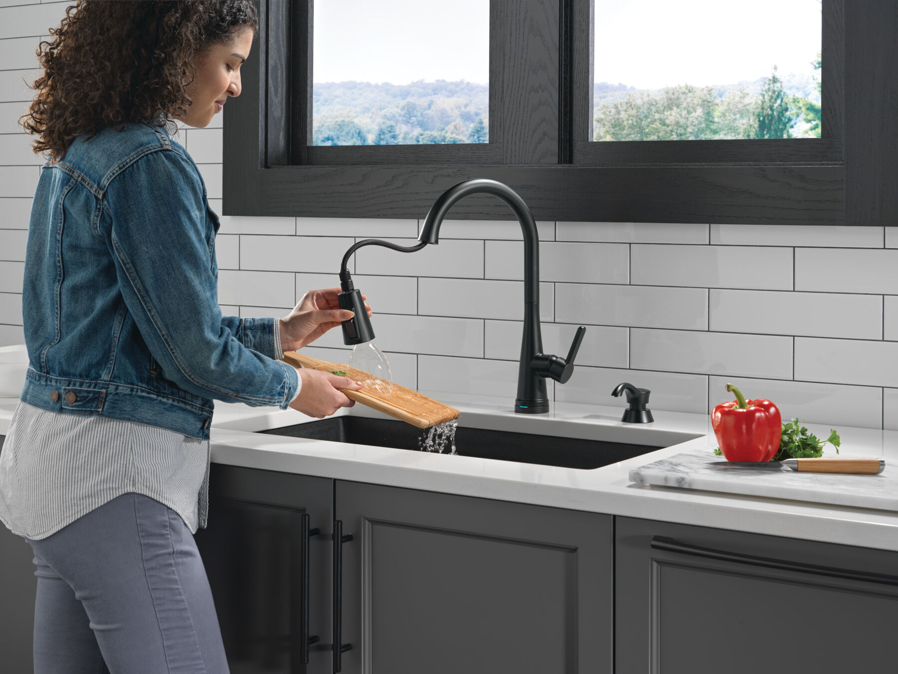 Touch2O&reg; Pull-Down Kitchen w/Soap (Recertified)